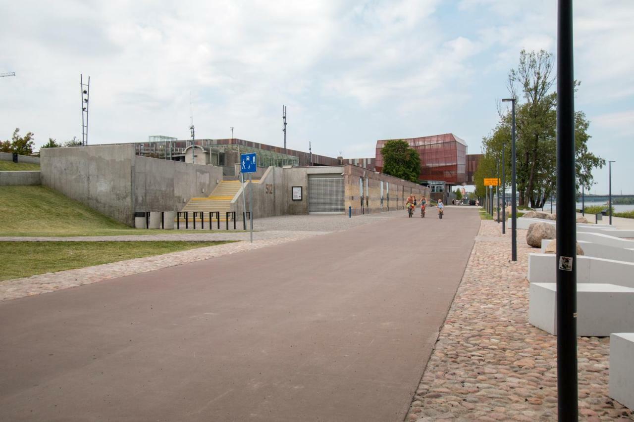 Ferienwohnung L Ajax Copernicus Center Warschau Exterior foto